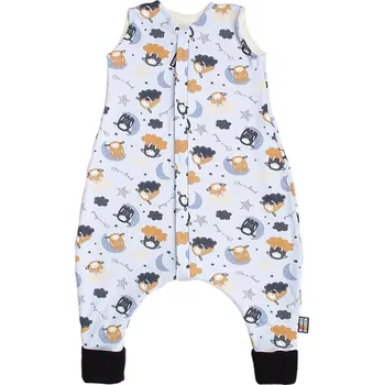 Kaarsgaren Merino spací pytel 80 cm ovečky modré nohavice