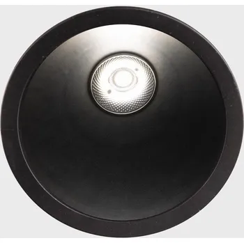 Koupelnové svítidlo KOHLLIGHTING NOON ASYMETRIC zapuštěné svítidlo s rámečkem černá 7 W 4000K fázové stmívání - KOHL-Lighting KHL K50804.01.RF.BK-BK.38.ST.8.40.PC