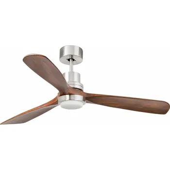 Dekorativní svítidlo FARO LANTAU L LED, nikl, stropní ventilátor s DC motorem - FARO FARO 33518DC