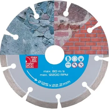 Řezný kotouč Kotouč diamantový DIAMANT 125x2x22.2mm segment