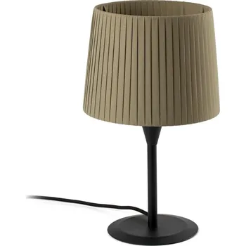 Lampička FARO SAMBA černá/skládaná zelená mini stolní lampa - FARO FARO 64317-37