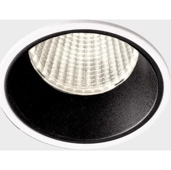 Koupelnové svítidlo KOHLLIGHTING VERSUS zapuštěné svítidlo s rámečkem bílá-černá 5 W 3000K DALI - KOHL-Lighting KHL K51100.01.RF.WH-BK.38.ST.8.30.DA