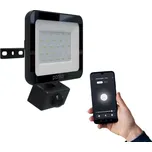 PANLUX VANA EVO S 20W SMART chytrý LED reflektor se senzorem a EASY svorkovnicí Tuya Wifi, černá