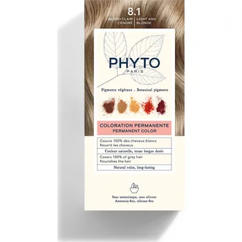 Barva na vlasy Phyto Phytocolor barva na vlasy 8,1 světlá popelavá blond, 1 bal.