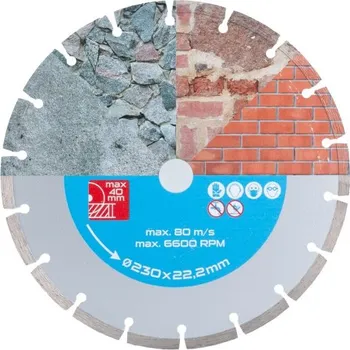 Brusný kotouč WESTBERG Kotouč diamantový DIAMANT 230x2.4x22.2mm segment