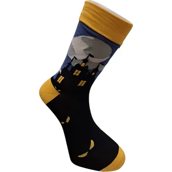 Pánské ponožky Aura Via Veselé ponožky pánské noční zámek 39-42