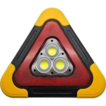 Nárazník Multifunkční výstražný solární LED trojúhelník 27cm