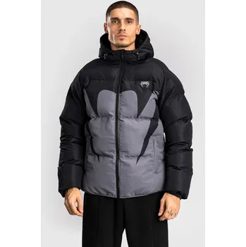 Pánská softshellová bunda Pánská zimní bunda Venum Attack Down - Black/Grey Velikost: XXL