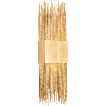 Nástěnné svítidlo HUDSON VALLEY Nástěnné svítidlo SABINE ocel zlatá E27 2x15W - HUDSON VALLEY (Corbettt) HVLG 326-02-VGL-CE