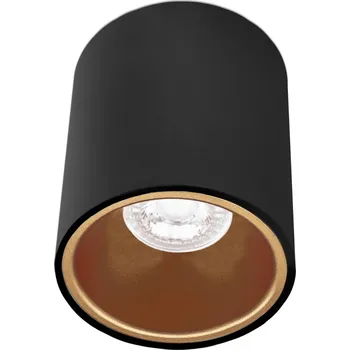 CENTURY ESSENZA přisazené svítidlo GU10 černá/zlatá 96mm - CENTURY CEN ESRNG96-GU10