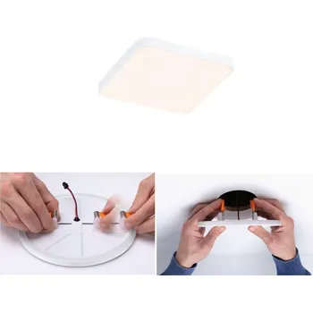Koupelnové svítidlo PAULMANN VariFit LED vestavné svítidlo Veluna Edge IP44 hranaté 90x90mm 3000K bílá stmívatelné - PAULMANN P 79947