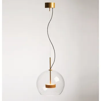 LUCIS Závěsné svítidlo Omnia 9,5W 3000K 960lm zlaté - LUCIS LU ZL1.K1.N35.71