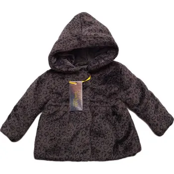 Dívčí kabát Leopardí dívčí béžový kabátek Velikost: 74