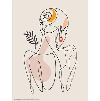 Plakát Plakát, Obraz - Line Art Pose