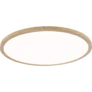 PAULMANN LED Panel Atria Shine Backlight IP44 kruhové 420mm 22W 3000K design dřevo - PAULMANN P 71029