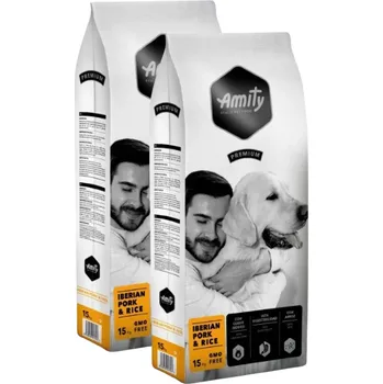 Krmivo pro psa Amity Premium Dog Iberian Pork/Rice - 2 x 15kg