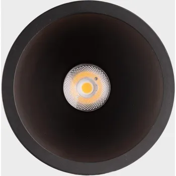 Koupelnové svítidlo KOHLLIGHTING NOON zapuštěné svítidlo s rámečkem černá 7 W 2700K PUSH - KOHL-Lighting KHL K50800.02.RF.BK-BK.38.ST.8.27.PU