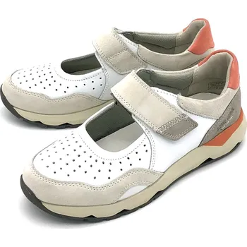 Dámské tenisky Dámské kožené tenisky 87804-080 Josef Seibel bílá Barva: weiss-lachs, Velikost: 41