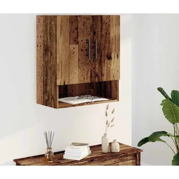 Koupelnový nábytek vidaXL Nástěnná skříňka 60 x 31 x 70 cm kompozit [829933] Barva: Staré dřevo