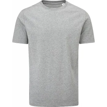 Pánské tričko Volné unisex tričko Mantis z organické bavlny s vysokou gramáží 220 g/m Barva: šedá melange melír, Velikost: M