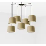 FARO SAMBA závěsné svítidlo, černá/zelená, 7L - FARO FARO 64314-46-7L