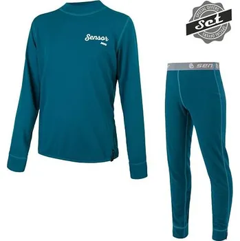 SENSOR Double Face Set Logo - juniorský komplet safír one 150