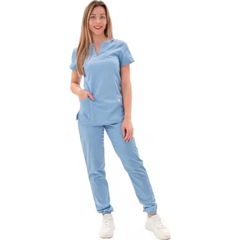 Perlička® Zdravotnická košile LILI SATTÉ Bleděmodrá Barva: Bleděmodrá, Velikost: 54