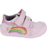 DDstep 073 plátěné tenisky - růžové duha 24