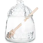 Homla Regel skleněná dóza na med 550 ml