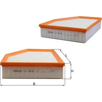 Vzduchový filtr Vzduchový filtr KNECHT LX 4636
