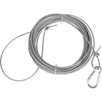 Lany Kominické ocelové lano s karabinou 8m, Geko G66729