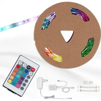 LED páska BRILONER RGB LED pásek 500 cm 0,12W bílé - BRILO BRILO 2267-150P