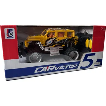 Hračka pro nejmenší Terénní auto na dálkové ovládání - žluté nebo červené