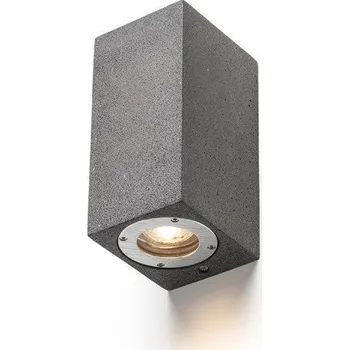 Venkovní osvětlení RED - DESIGN RENDL KANE II nástěnná beton/dekor tmavý granit 230V LED GU10 5W IP65 - RED - DESIGN RENDL RED R13794