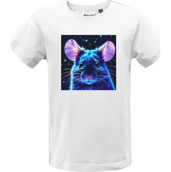 Tričko s potiskem Myšák Neon dětské