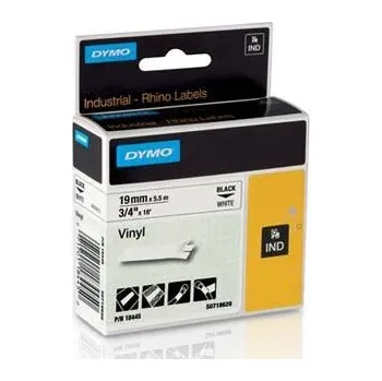 Pásek do tiskárny DYMO Originální páska D1 18445 19mm x 5,5m černý tisk/bílý podklad (S0718620) Pro tiskárny štítků DYMO