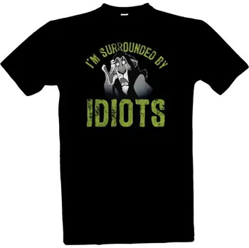 Pánská móda Tričko s potiskem IM SURROUNDED BY IDIOTS pánské