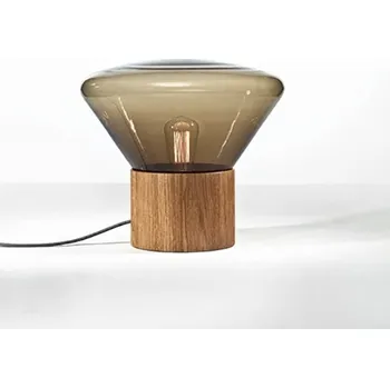 Lampička BROKIS Stolní lampa MUFFINS WOOD průměr 370mm - BROKIS A BRO PC00849-BIANCO