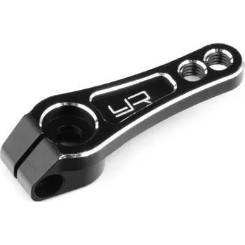 RC náhradní díl Yeah Racing 25T Hliníková páka serva 17mm a 20mm černá pro SRT, Futaba, Savox - expresní doprava