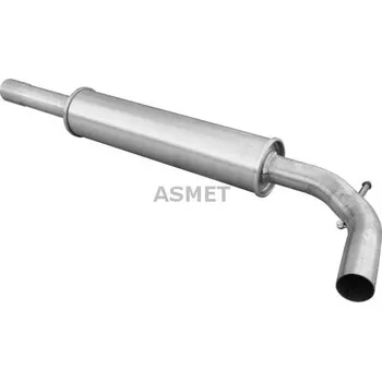 Výfukový systém Stredni tlumic vyfuku ASMET 19.012