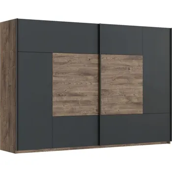 Šatní skříň Šatní skříň ARMENY 8XX3AT02 dub ribeck/tmavý grafit