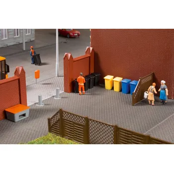 Modelářství Popelnice s příslušenstvím H0 - Auhagen 41649