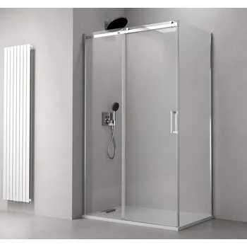 Thron Round čtvercový sprchový kout 1000x1000mm, kulaté pojezdy TL1010-5005