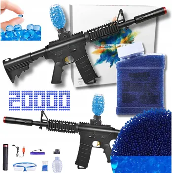 PUŠKA NA GELOVÉ KULIČKY Automatická Strojní Pistole pro Děti SADA