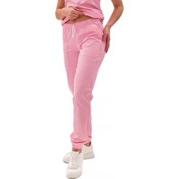 Zdravotnický oděv Perlička® Zdravotnické kalhoty ZARA SATTÉ Růžová Barva: Růžová, Velikost: S