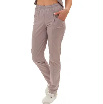 Zdravotnický oděv Perlička® Zdravotnické kalhoty SISI SATTÉ Slim Šedá Barva: šedá, Velikost: 52