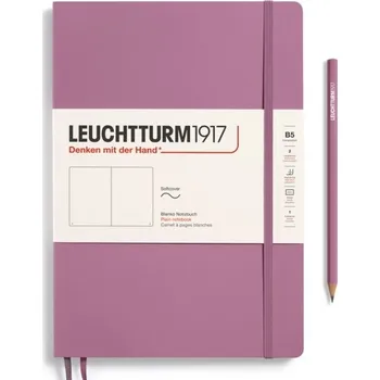 Blok Notebook Composition (B5), Softcover, 123 numbered pages, Dusty Rose, plain