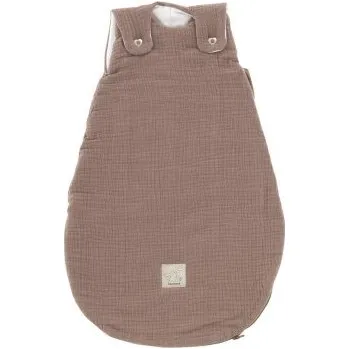 Spacák Träumeland Vnější spací pytel Liebmich Musselin - Kastanie, vel. 68/74