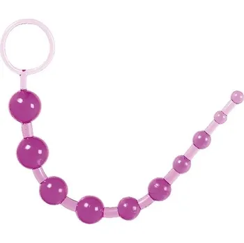 VšeNaSex.cz Anální kuličky 10 korálků růžové