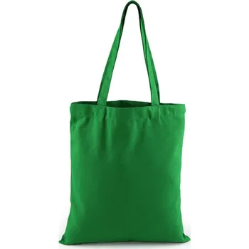 Nákupní taška Textilní taška bavlněná k dotvoření 35x39 cm - zelená (10 ks)